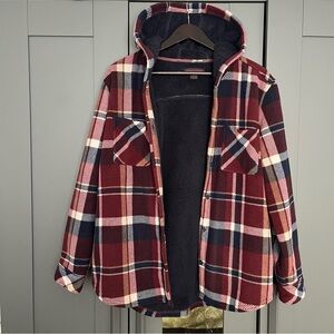 RealTree Women's Burgundy
Plaid Fleece Jacket